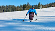 © Alex - The ability to maintain balance on skis is important for a wheelchair user