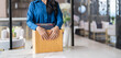 © Charlie's - Quit Job asian business woman sending resignation letter and packing Stuff Resign Depress or carrying business cardboard box in office. Change of job or fired from company
