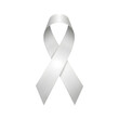 © Rahima - White Awareness Ribbon Symbol on Transparent Background Keywords: awareness ribbon, white ribbon, symbol, support, cause, charity, hope, peace, unity, solidarity, awareness