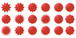 © Geturthing - Vector Sale Tags & Price Stickers: Set of Promotional Discount Badges and Special Offer Shapes