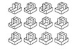 © Дар'я Солтис - Caddy office smooth matte language modern finish document icons reinforced icon vector