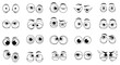 © 306 - Collection of Various Cartoon Eyes Expressions.