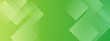 © SyahCreation - Vibrant green abstract background with layered geometric squares and diagonal lines representing growth and sustainable technology