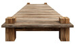 © PixMarket - Wooden dock pier structure with perspective view, isolated on transparent background