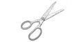 © Zee - Scissors wireframe cutting tool illustration