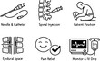 © Bon_man - Epidural and Pain Management Medical Icons Set