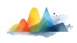 © Chantip - Business analytics flat design side view technology theme watercolor Triadic Color Scheme.