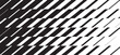 © sergo77 - Halftone transition pattern of shifting diagonal lines. Abstract black and white geometric vector background. Modern dynamic design with a glitch effect.