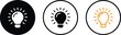 © Ammara - light bulb idea icon set vector illustration design