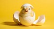 © Mamun988 - Easter sunday easter bunny hatching from egg symbolizing new life and spring