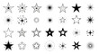 © Icon Beribadah - Star icons collection. Sparkle starburst symbols.