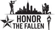 © RJ - Creativity - Honor the fallen memorial with soldiers city skyline star and torch