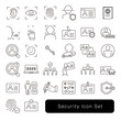 © enra - セキュリティのアイコンセット : パスワード・生体認証素材