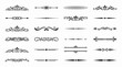 © Visualize Vivid - Elegant ornamental text dividers and decorative borders set with vintage flourish design elements.