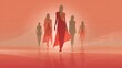 © Julia - March 8 celebration backdrop: International Women's Rights Day illustration with copy space