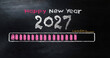 © hadjanebia - Happy New Year 2027 Countdown with Festive Loading Bar Concept