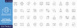 © designer - Software development icon set. line Icon Collection. Fully Editable. Vector illustration.