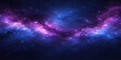 © Graph Rover - A vibrant deep space nebula glows with bright blue light across a dark starry universe featuring a distant galaxy and abstract cosmos backgrounds in this outer space illustration