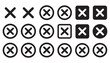 © RosieLily - Checklist vector icon set, checkmarks, cross symbols, and clipboard designs vector style. Perfect for task management, to do lists, forms, and productivity related projects