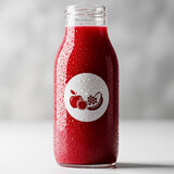 illustration of fruit on a bottle