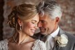 © Lubov - Intimate Wedding Portrait of Mature Bride and Groom