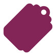 © iconic - A stacked purple price tag icon showing multiple labels.