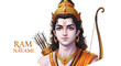 © Jasavantpatel - Shree Rama portrait festival ram navami  design celebration background