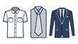 © MuhamadNoorHazwan - Business attire including shirt tie and blazer
