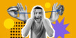 © Prostock-studio - A collage shows a person in shock with hands on their head. Hands are shown with an ear and a mouth, symbolizing communication. Bright colors enhance the overall design.