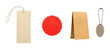 © Graphic Genius - Various blank tags labels and seals offer versatile branding and pricing solutions for retail products, gifts, and merchandise presentation.