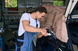 © Viacheslav Yakobchuk - Car mechanic working in car repair center