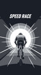 © Sempakin - Cyclist Accelerating Towards Bright Future Competition Victory