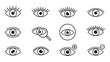 © Trnllell - Collection of Various Eye Illustrations.