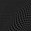 © DECHA - Dark Futuristic Hexagon Mesh Wave Background