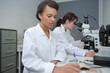 © auremar - laboratory technicians busy at their work