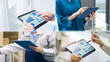 © metamorworks - Collage footage of people using tablet PCs