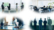 © metamorworks - Collage video of various business scenes