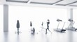© Ilja - Abstract Fitness Haven A Bright Gym Space Designed for Daydreaming and Gentle Movement Inspiration