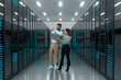 © Rendara Studio - Scene of coworkers discussing data center insights