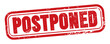 © ShafiqGFX - red postponed stamp grunge rubber. PNG