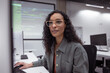 © ReeldealHD images - Focused woman testing AI machine learning