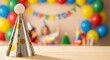 © Gabriel - Birthday Celebration With Party Hats And Balloons
