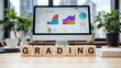 © Alexandr Peers - Educational grading system evaluation and business performance assessment involve systematic data analysis of student test scores or corporate productivity metrics for professional review
