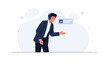 © Raya - Man with Headphones Talking on a Call, Business Communication Concept