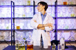 © Petro - Female perfumer crating perfumes at her laboratory