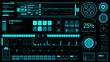 © Rabindrabath - Futuristic user interface with glowing teal elements and digital displays