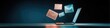 © Nart - Colorful digital envelopes emerge from a sleek laptop, symbolizing online communication. This modern scene showcases email technology and fast information exchange.