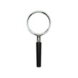 © Vooglo.com - A magnifying glass with a black handle isolated on transparent background