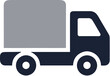 © Namu Icons - Simple Flat Design Delivery Truck Transportation Industry Logistics Icon Graphic