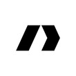 © Paulus - Abstract Geometric Forward Slash Logo